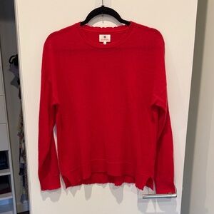 Sundry Bold Red Crew Neck Sweater
